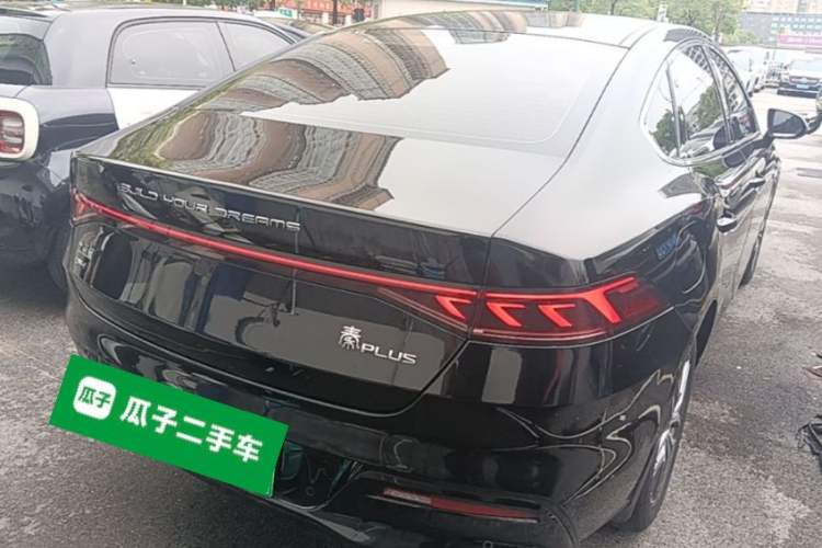 Used BYD Qin PLUS 2023 Champion Edition DM-i 55KM Superior Model Rear Right 45 Deg