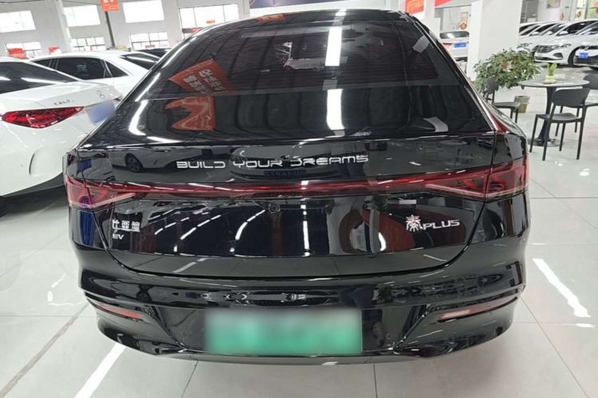 Used BYD Qin PLUS 2023 Champion Edition EV 510KM Leading Model Rear