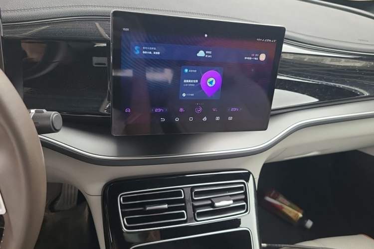 Used BYD Qin PLUS 2023 Champion Edition DM-i 55KM Superior Model Audio And AC Panel