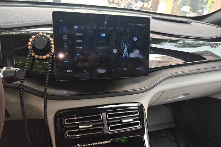 Used BYD Qin PLUS 2023 Champion Edition DM-i 55KM Leading Model Audio And AC Panel