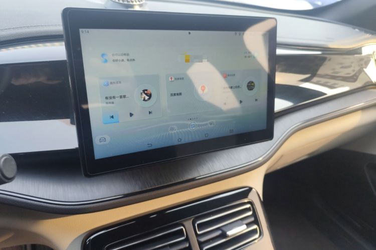 Used BYD Qin PLUS 2023 Champion Edition DM-i 55KM Leading Model Audio And AC Panel