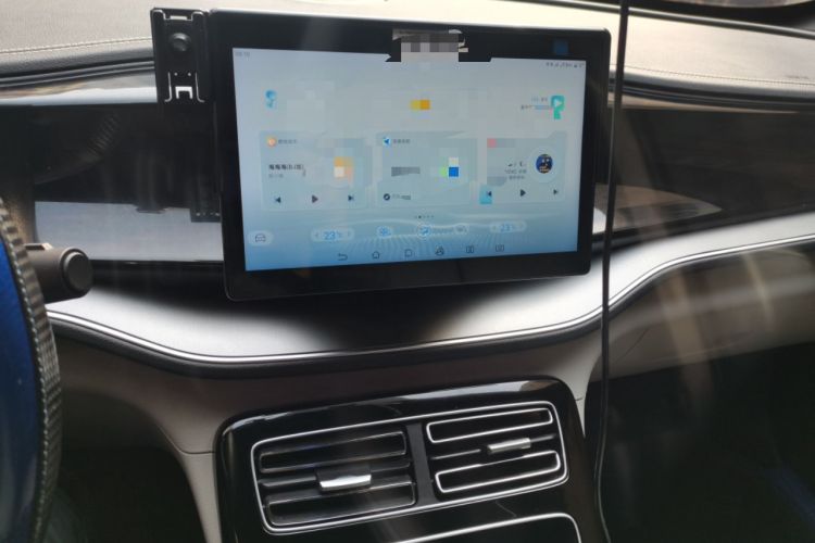 Used BYD Qin PLUS 2023 Champion Edition DM-i 120KM Leading Model Audio And AC Panel
