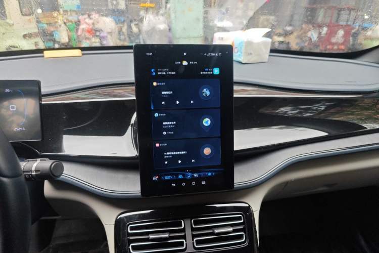 Used BYD Qin PLUS 2023 Champion Edition DM-i 55KM Leading Model Audio And AC Panel