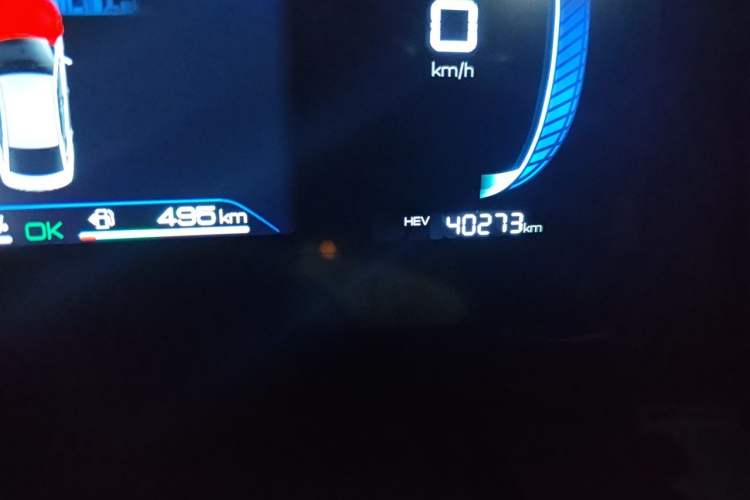 Used BYD Qin PLUS 2023 Champion Edition DM-i 55KM Leading Model Odometer Close Up