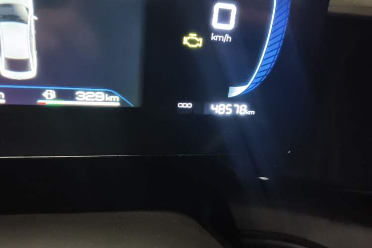 Used BYD Qin PLUS 2023 Champion Edition DM-i 55KM Leading Model Odometer Close Up