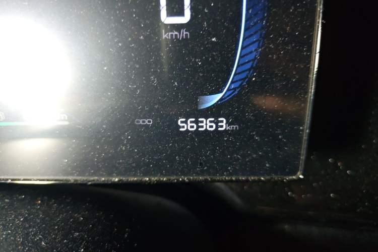Used BYD Qin PLUS 2023 Champion Edition DM-i 55KM Leading Model Odometer Close Up