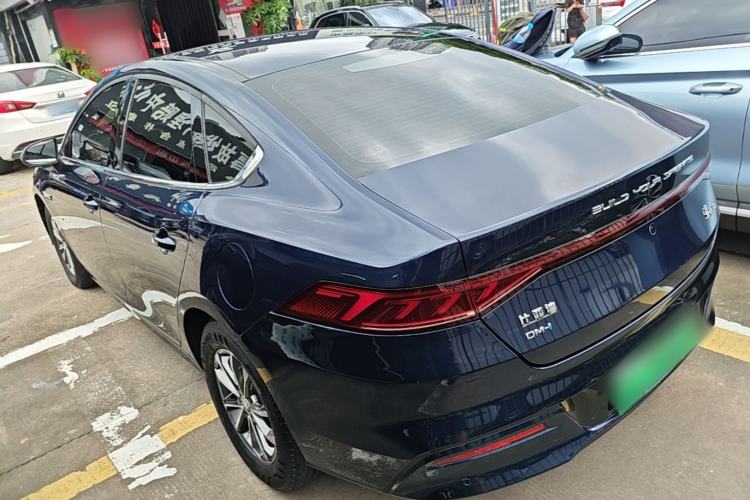 Used BYD Qin PLUS 2023 Champion Edition DM-i 55KM Leading Model Rear Left 45 Deg