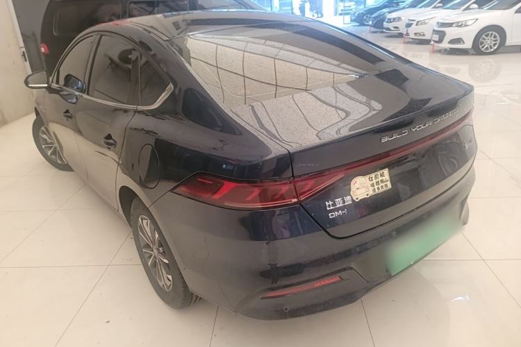 Used BYD Qin PLUS 2023 Champion Edition DM-i 55KM Leading Model Rear Left 45 Deg