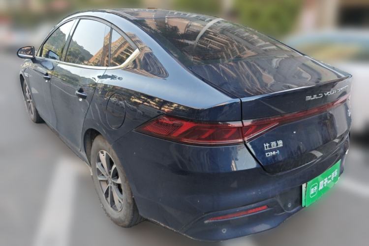 Used BYD Qin PLUS 2023 Champion Edition DM-i 55KM Leading Model Rear Left 45 Deg