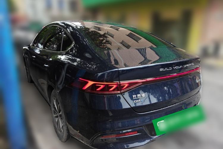 Used BYD Qin PLUS 2023 Champion Edition DM-i 55KM Leading Model Rear Left 45 Deg
