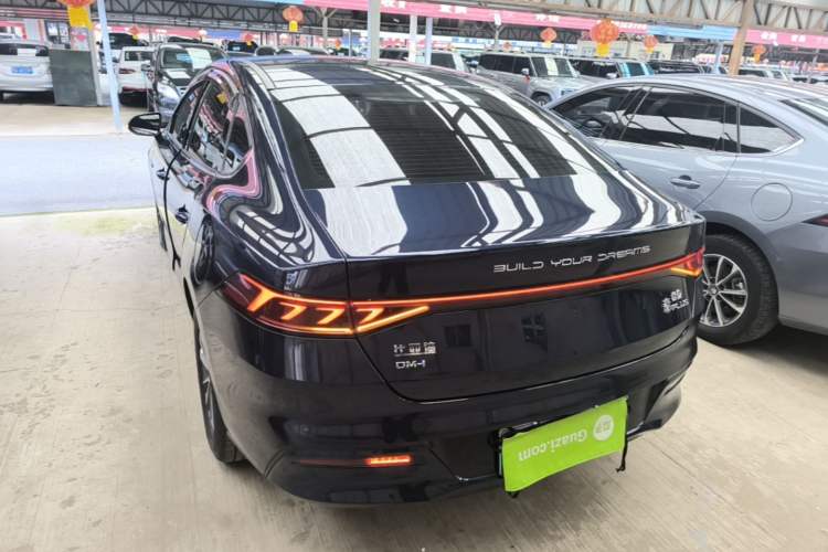 Used BYD Qin PLUS 2023 Champion Edition DM-i 55KM Leading Model Rear Left 45 Deg