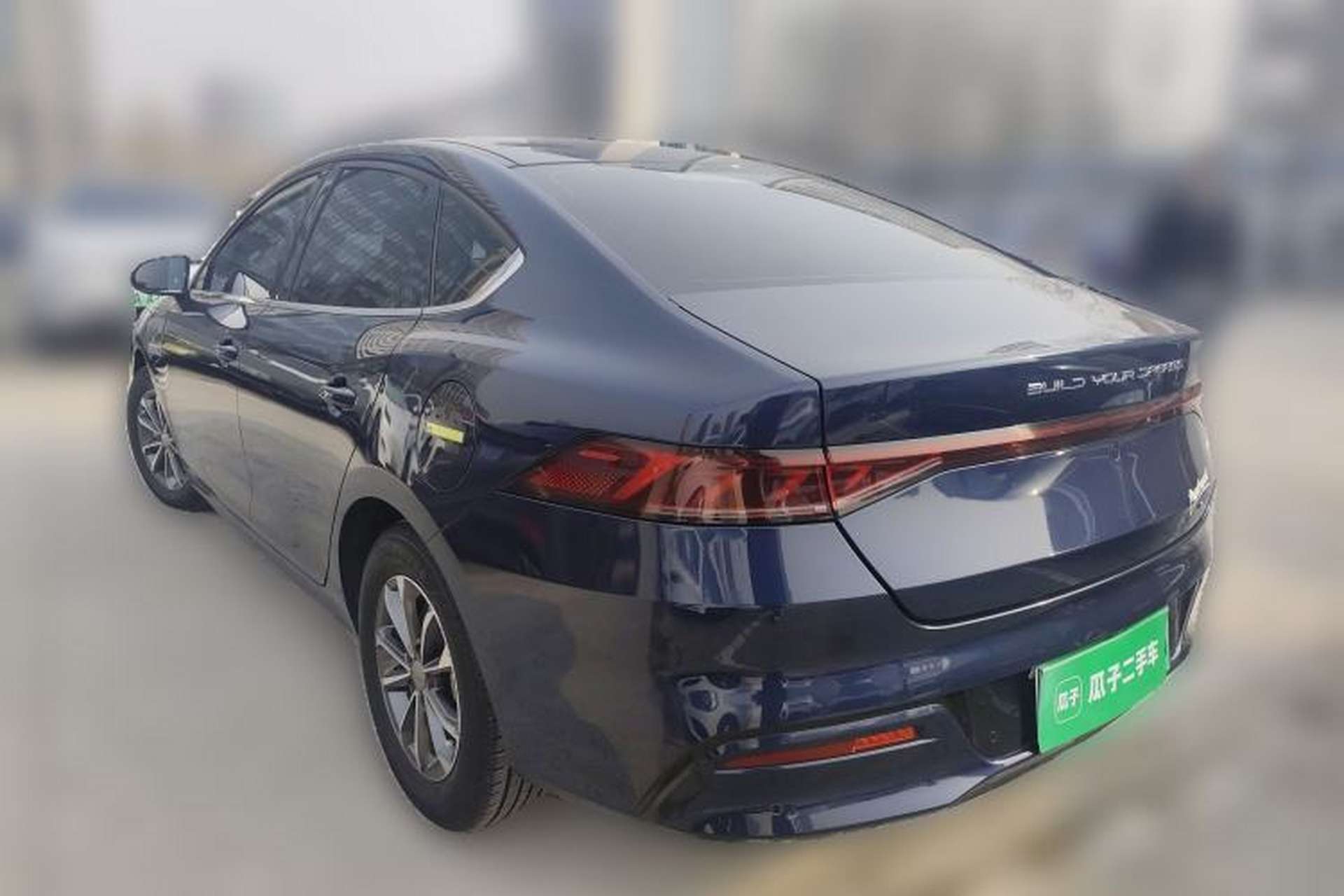 Used BYD Qin PLUS 2023 Champion Edition DM-i 55KM Leading Model Rear Left 45 Deg