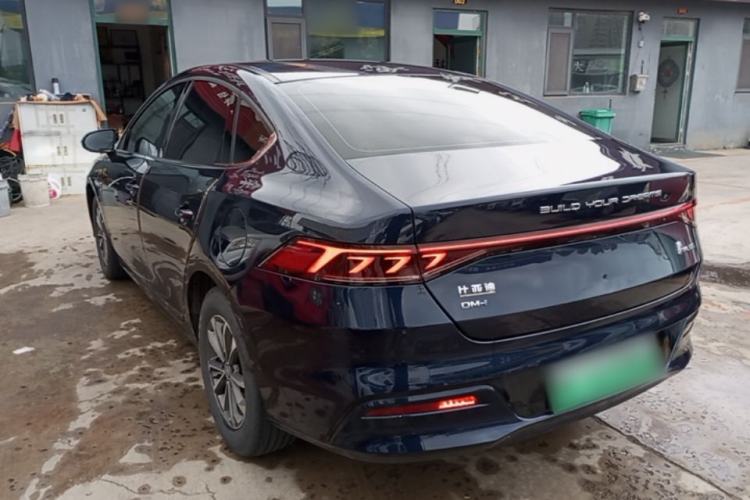 Used BYD Qin PLUS 2023 Champion Edition DM-i 55KM Leading Model Rear Left 45 Deg