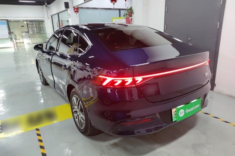 Used BYD Qin PLUS 2023 Champion Edition DM-i 55KM Superior Model Rear Left 45 Deg