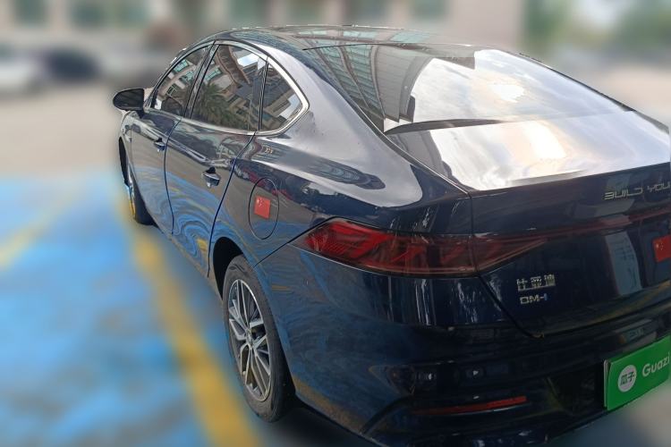 Used BYD Qin PLUS 2023 Champion Edition DM-i 120KM Leading Model Rear Left 45 Deg