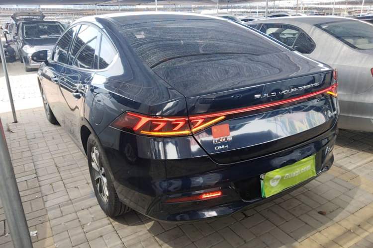 Used BYD Qin PLUS 2023 Champion Edition DM-i 55KM Leading Model Rear Left 45 Deg
