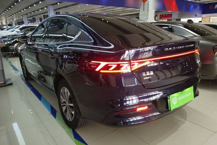 Used BYD Qin PLUS 2023 Champion Edition DM-i 55KM Leading Model Rear Left 45 Deg