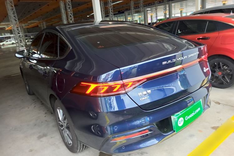 Used BYD Qin PLUS 2023 Champion Edition DM-i 120KM Leading Model Rear Left 45 Deg