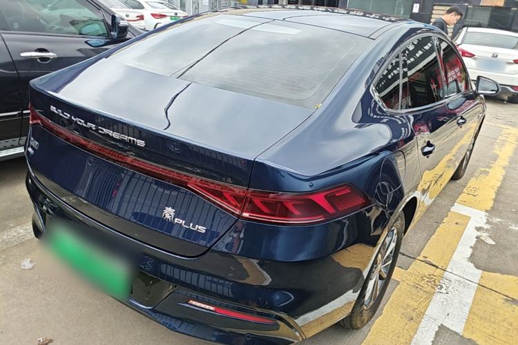 Used BYD Qin PLUS 2023 Champion Edition DM-i 55KM Leading Model Rear Right 45 Deg
