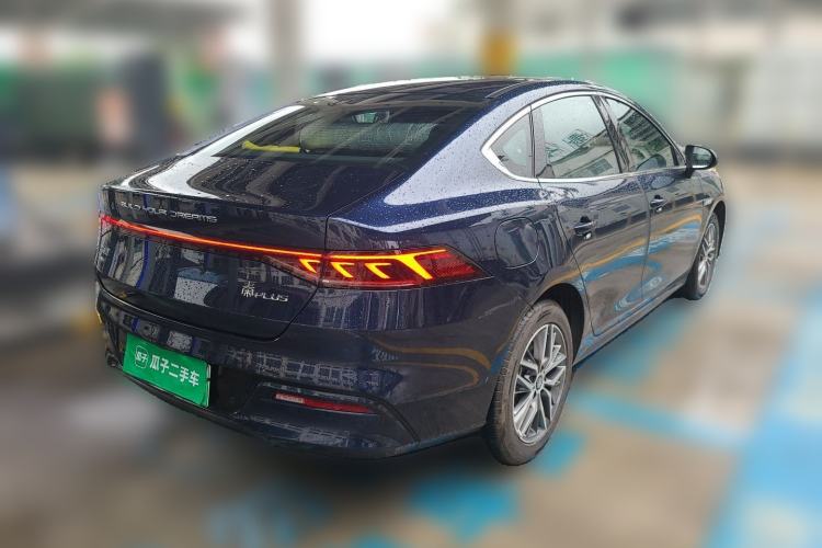 Used BYD Qin PLUS 2023 Champion Edition DM-i 55KM Superior Model Rear Right 45 Deg