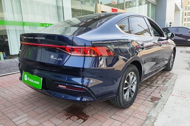 Used BYD Qin PLUS 2023 Champion Edition DM-i 55KM Leading Model Rear Right 45 Deg