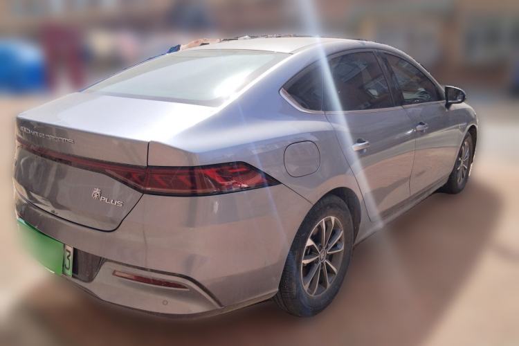 Used BYD Qin PLUS 2023 Champion Edition DM-i 55KM Leading Model Rear Right 45 Deg