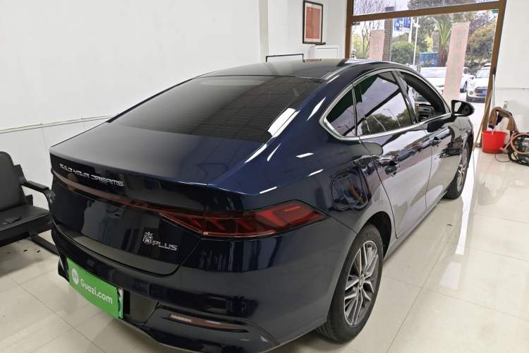 Used BYD Qin PLUS 2023 Champion Edition DM-i 120KM Beyond Model Rear Right 45 Deg