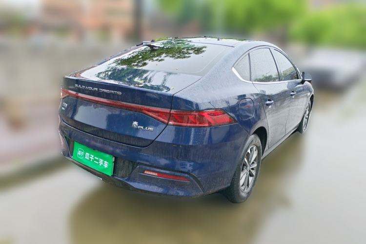 Used BYD Qin PLUS 2023 Champion Edition DM-i 55KM Leading Model Rear Right 45 Deg