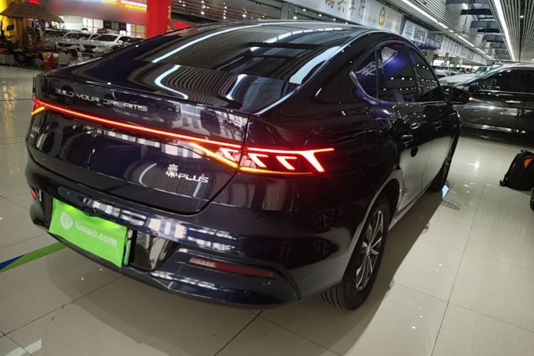 Used BYD Qin PLUS 2023 Champion Edition DM-i 55KM Leading Model Rear Right 45 Deg