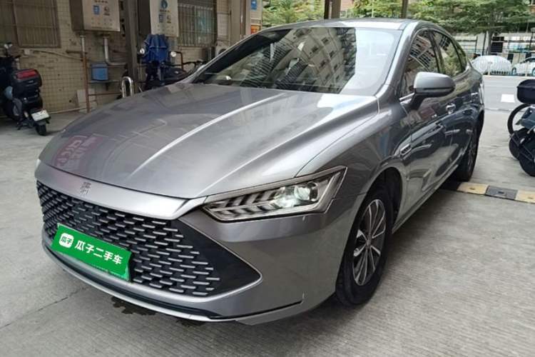 Used BYD Qin PLUS 2023 Champion Edition DM-i 55KM Leading Model Guazi used car, China used car export, Used car for sale, Used cars, Cheapest cars for sale