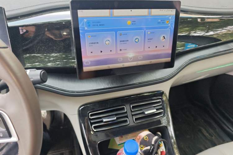 Used BYD Qin PLUS 2023 Champion Edition DM-i 55KM Leading Model Audio And AC Panel