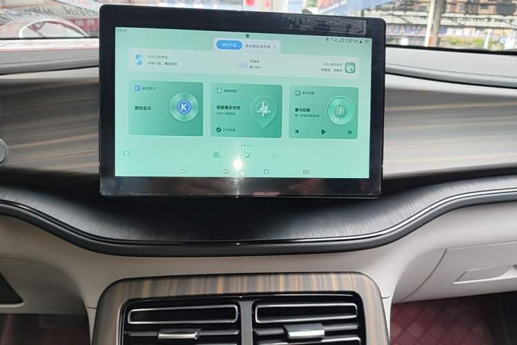 Used BYD Qin PLUS 2023 Champion Edition DM-i 55KM Leading Model Audio And AC Panel
