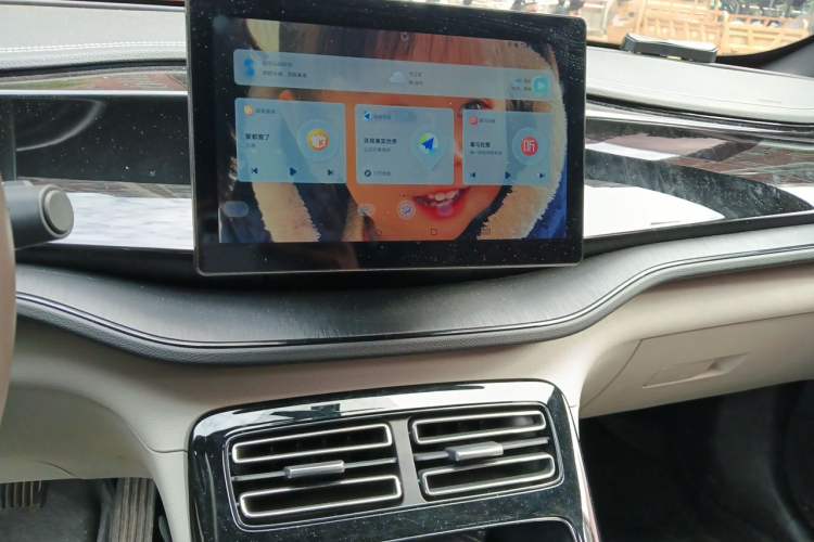 Used BYD Qin PLUS 2023 Champion Edition DM-i 55KM Leading Model Audio And AC Panel