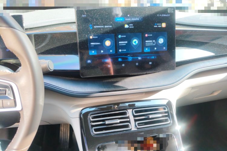 Used BYD Qin PLUS 2023 Champion Edition DM-i 55KM Leading Model Audio And AC Panel