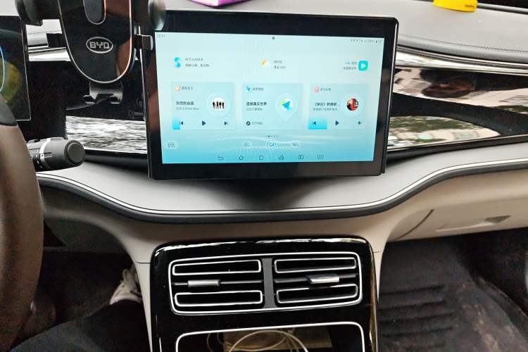 Used BYD Qin PLUS 2023 Champion Edition EV 510KM Beyond Model Audio And AC Panel