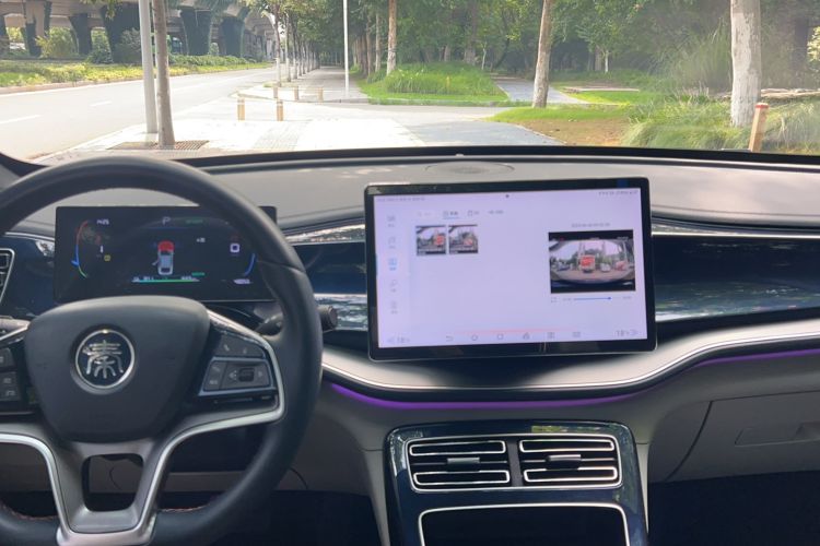 Used BYD Qin PLUS 2023 Champion Edition EV 510KM Excellence Model Audio And AC Panel