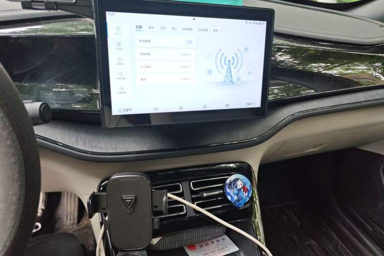 Used BYD Qin PLUS 2023 Champion Edition DM-i 55KM Leading Model Audio And AC Panel