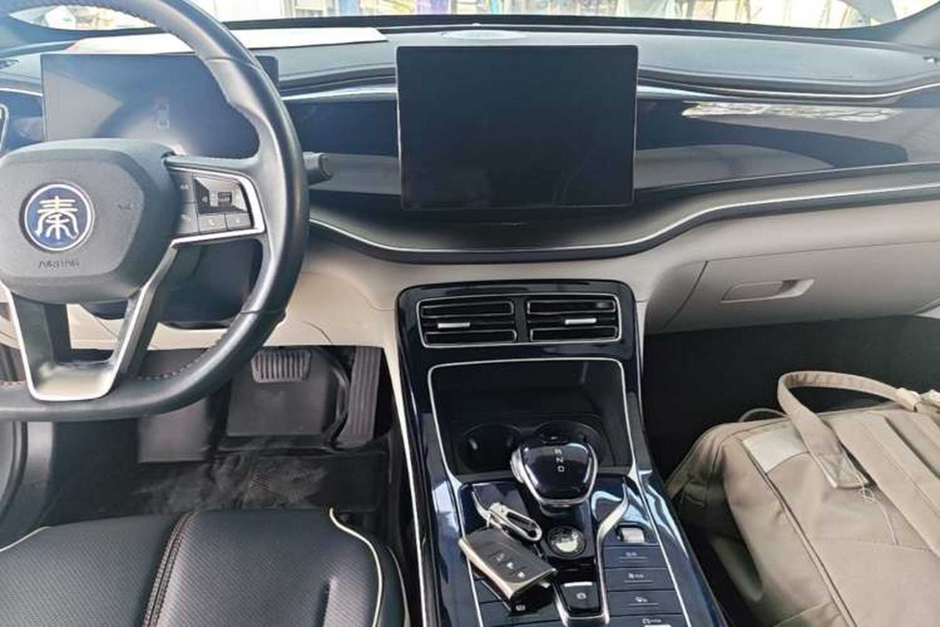 Used BYD Qin PLUS 2023 Champion Edition DM-i 55KM Superior Model Audio And AC Panel