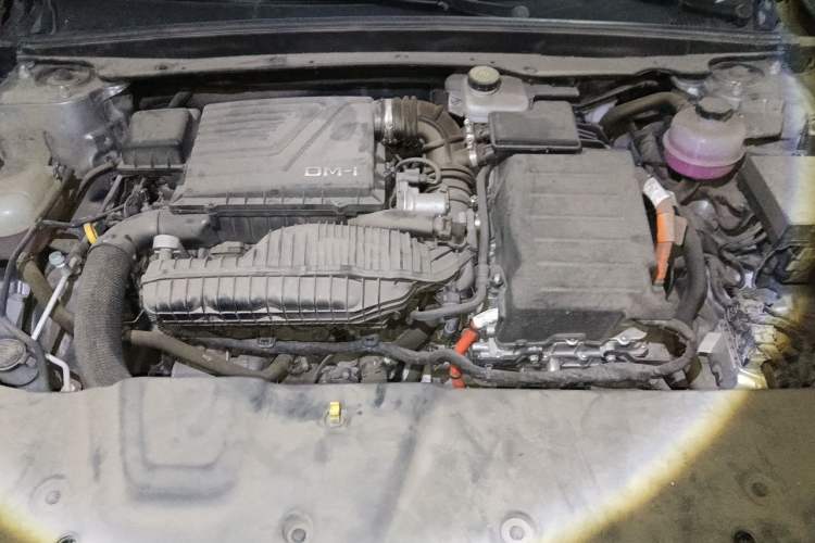 Used BYD Qin PLUS 2023 Champion Edition DM-i 55KM Leading Model Engine Bay