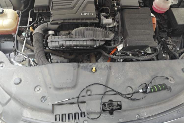 Used BYD Qin PLUS 2023 Champion Edition DM-i 55KM Leading Model Engine Bay