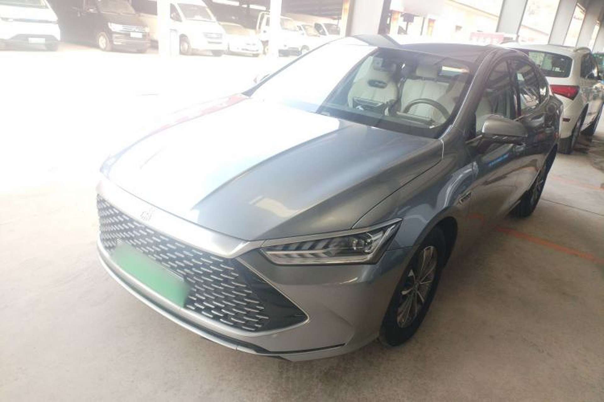 Used BYD Qin PLUS 2023 Champion Edition DM-i 55KM Leading Model Front Left 45 Deg