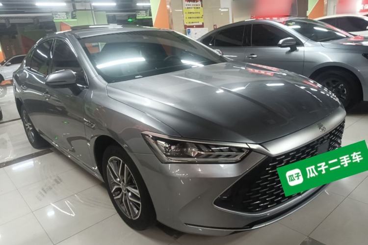 Used BYD Qin PLUS 2023 Champion Edition DM-i 120KM Excellence Model Front Right 45 Deg