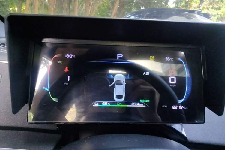 Used BYD Qin PLUS 2023 Champion Edition EV 420KM Superior Model Instrument Cluster