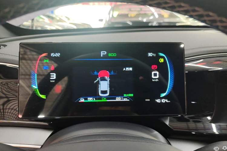 Used BYD Qin PLUS 2023 Champion Edition EV 510KM Leading Model Instrument Cluster
