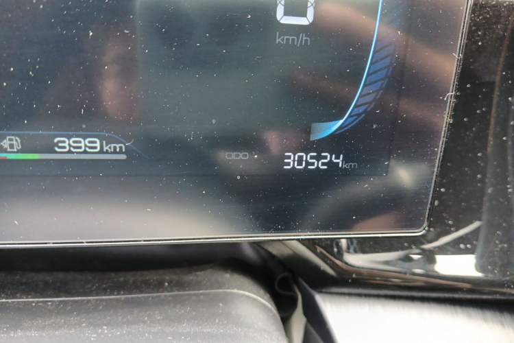 Used BYD Qin PLUS 2023 Champion Edition DM-i 55KM Leading Model Odometer Close Up