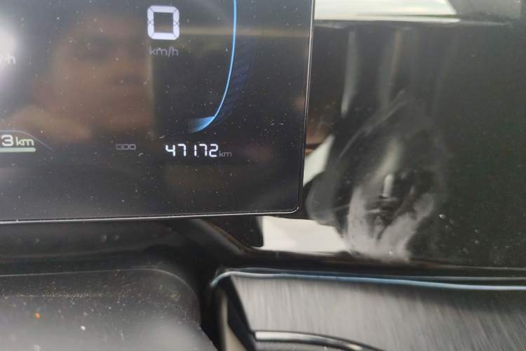 Used BYD Qin PLUS 2023 Champion Edition DM-i 55KM Superior Model Odometer Close Up