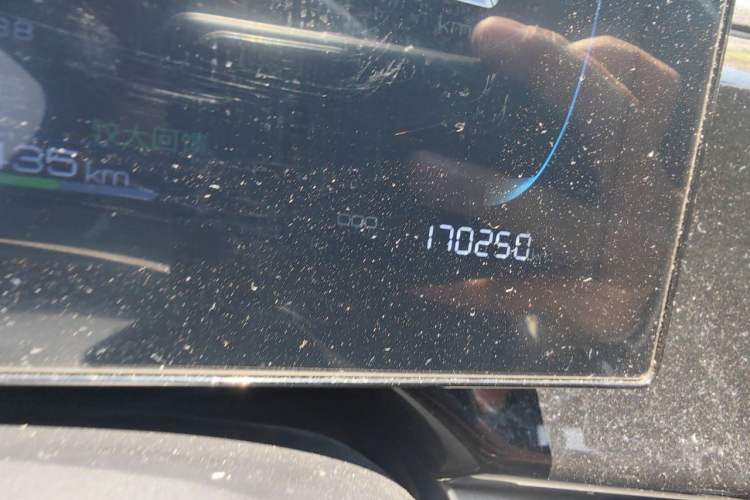 Used BYD Qin PLUS 2023 EV 510KM Travel Edition Odometer Close Up