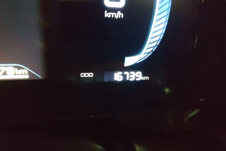 Used BYD Qin PLUS 2023 Champion Edition DM-i 55KM Leading Model Odometer Close Up