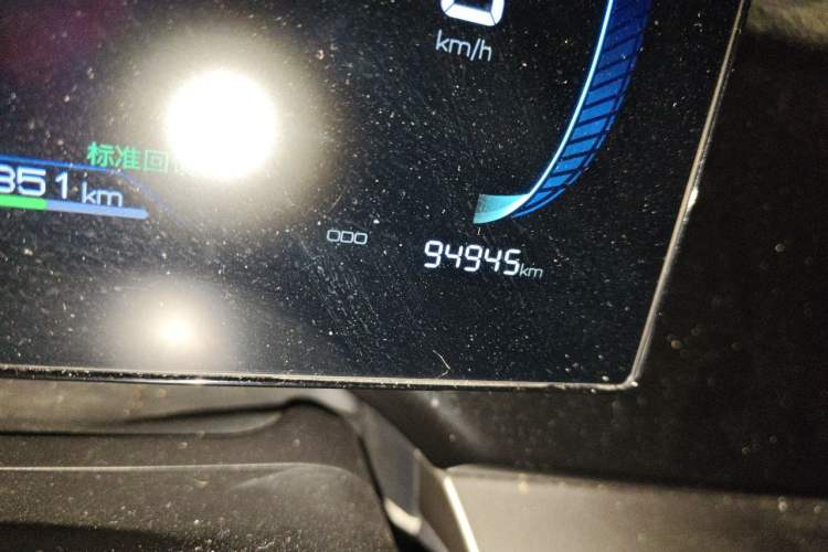 Used BYD Qin PLUS  Odometer Close Up