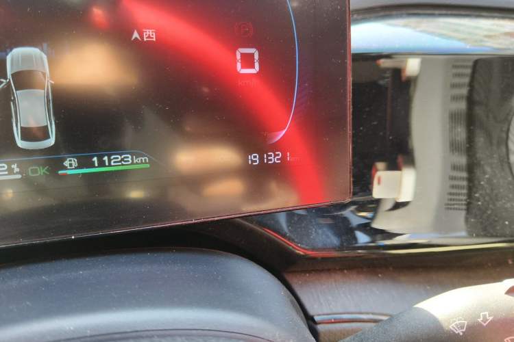 Used BYD Qin PLUS 2023 Champion Edition DM-i 55KM Leading Model Odometer Close Up